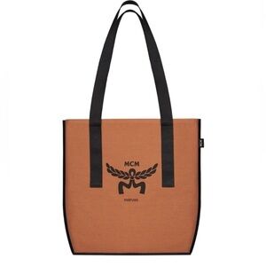 MCM Tan and Black Logo Tote GWP